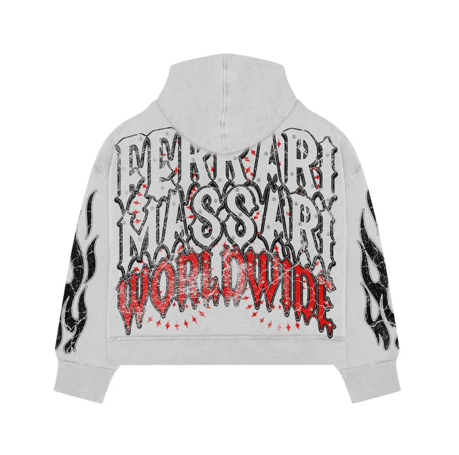 Ferrari Massari Worldwide Zip-up Hoodie