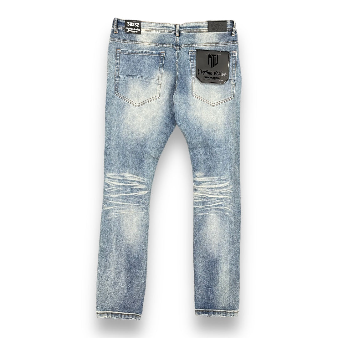 Motive Denim Blue Wash Multi Color Jeans