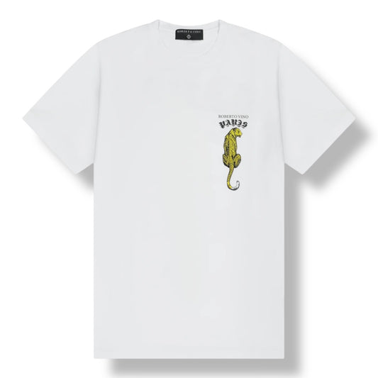 RV Milano Double CheetahTee-White