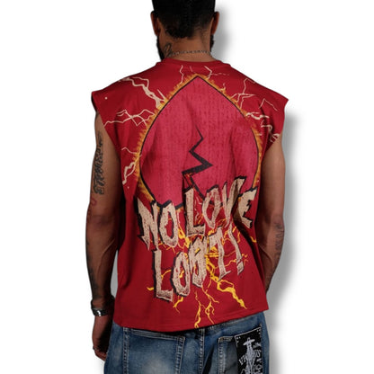 Genuine red no love lost sleeveless shirt