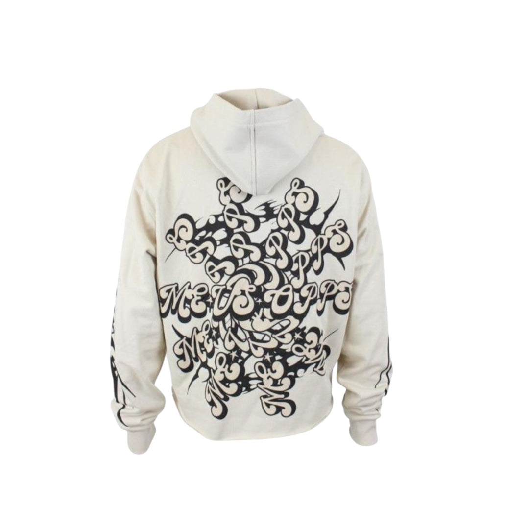 Me Vs Opps Hoodie Tan