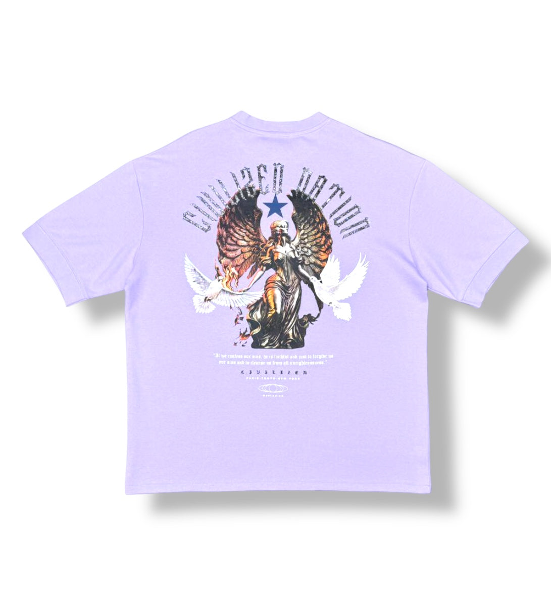 Civilized Men Lawless Redemption Tee (Lilac)