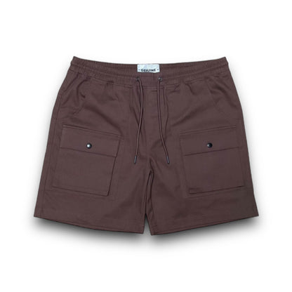 Genuine Twill Shorts Brown