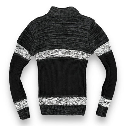 LCR Sweater Black - White Sweater