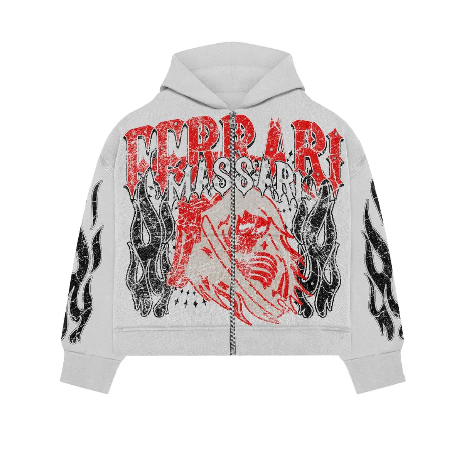 Ferrari Massari Worldwide Zip-up Hoodie