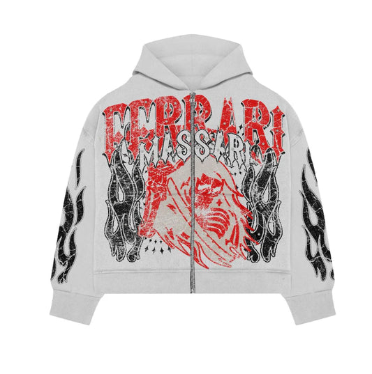 Ferrari Massari Worldwide Zip-up Hoodie