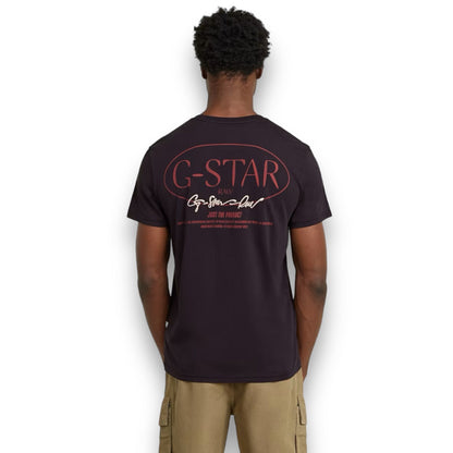 G-STAR Circle Back Graphic Tee Black