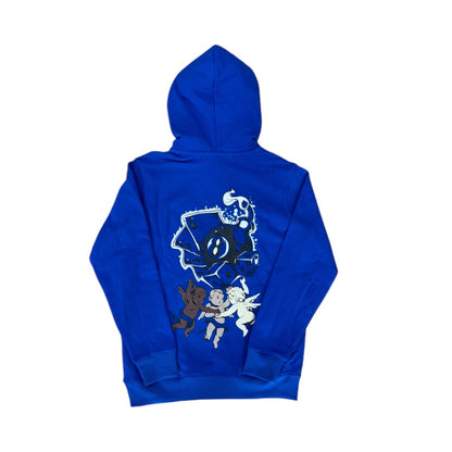 Denimicity Blue Eight Ball & Games Hoodie