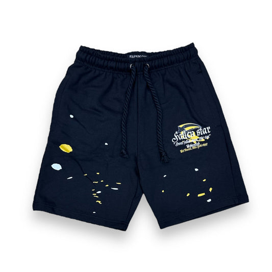 AYKAYCLUB Shorts Black/Yellow