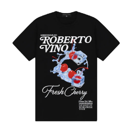RV Milano Fresh Cherry T-Shirt - Black