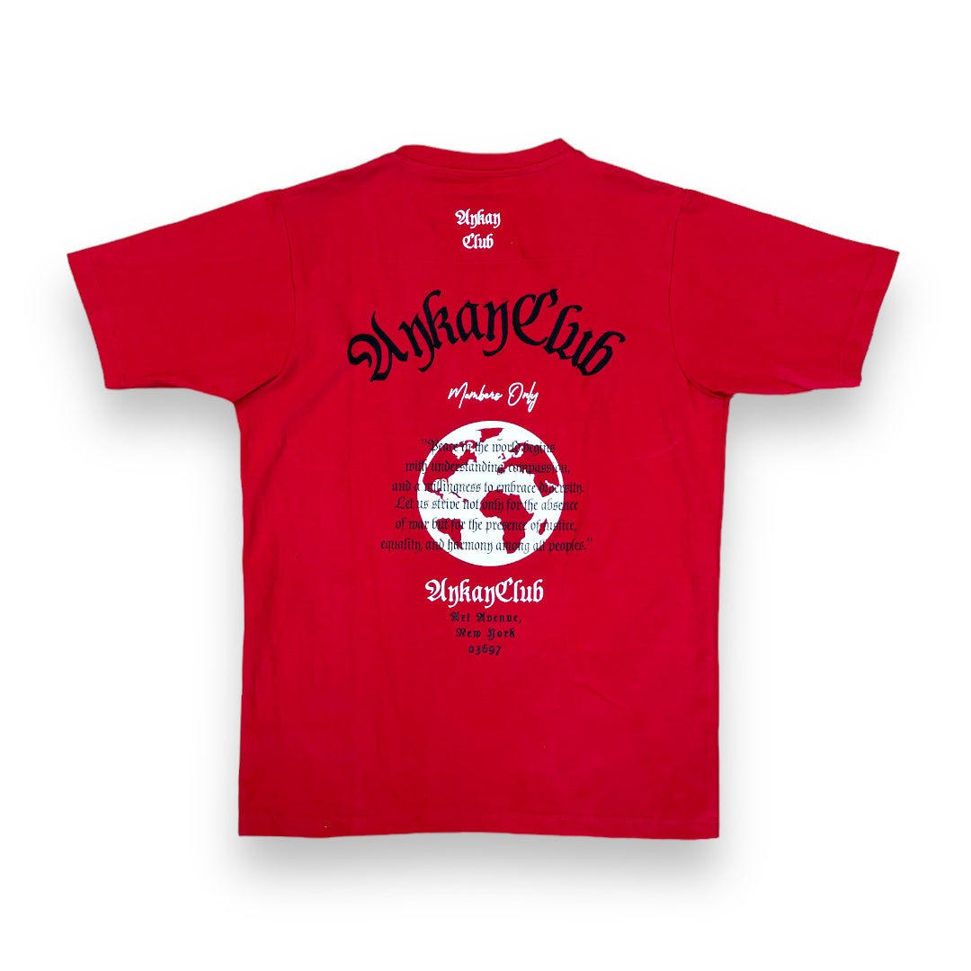 AYKAYCLUB Peace Worldwide Red Tee