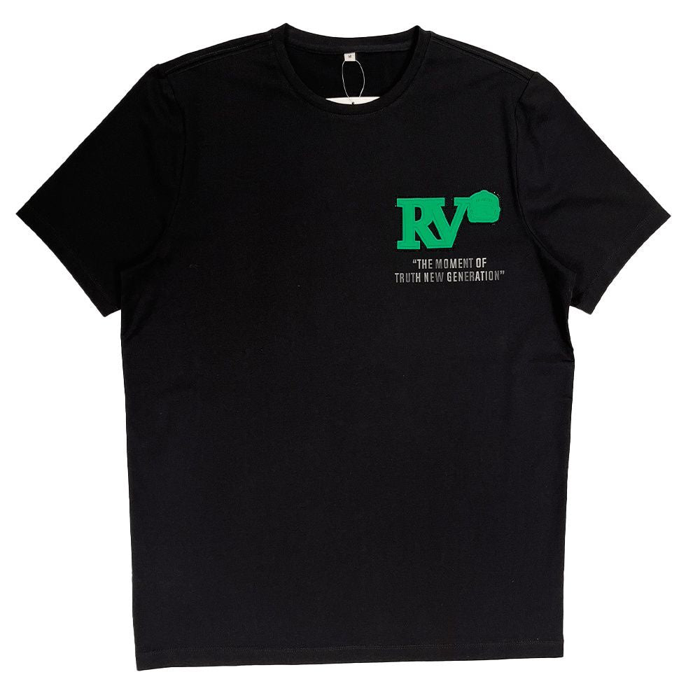 Roberto Vino Milano Black and Green Truth Tee
