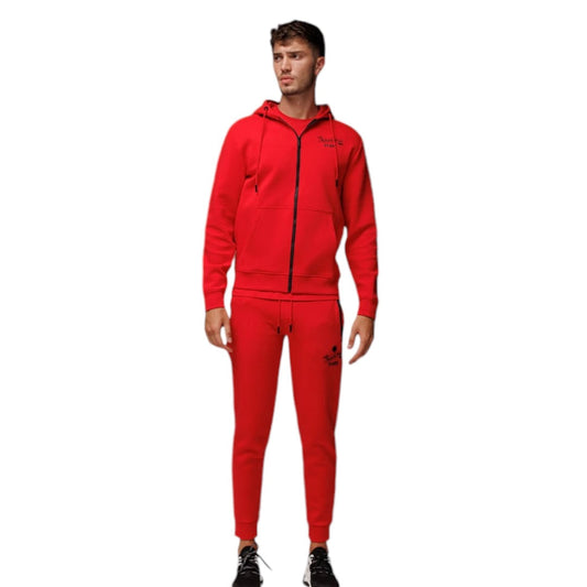 RV MILANO RED ZIP-UP JOGGERSET