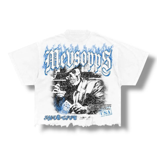 MVO white & baby blue
