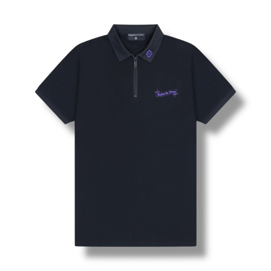 RV Milano Paris Polo Black-Purple