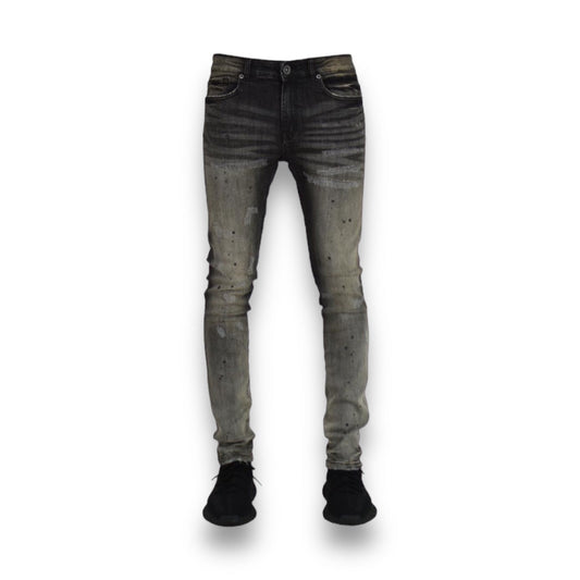 Focus Distressed Denim Black Wash