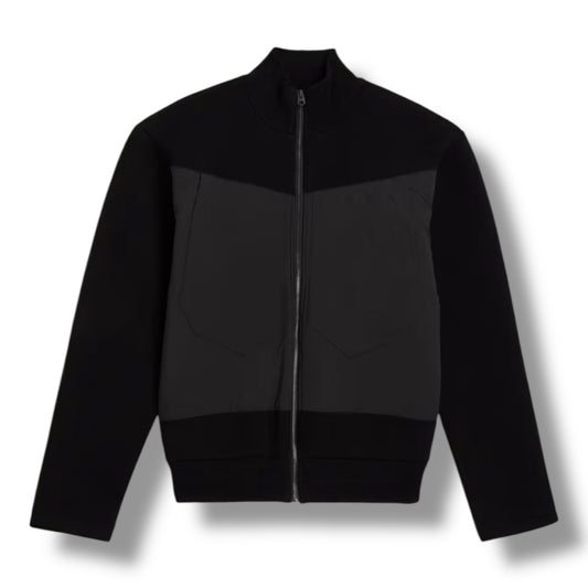G Star fabric mix knit jacket