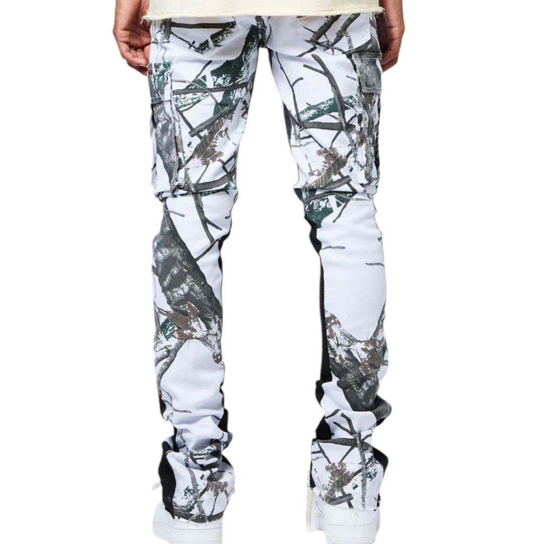 Supply White Camo Stacked Jeans