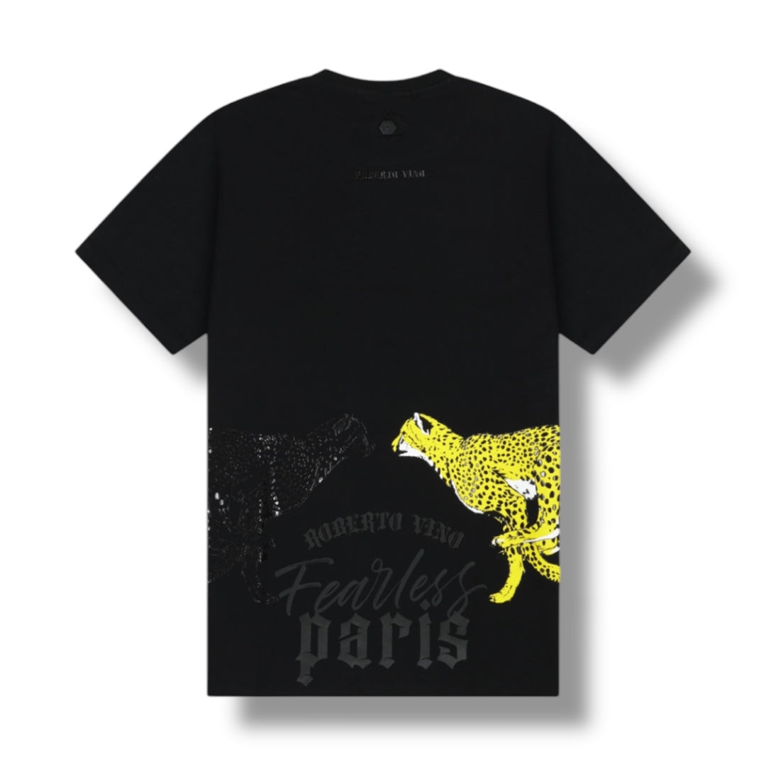 RV Milano Double CheetahTee-BLACK