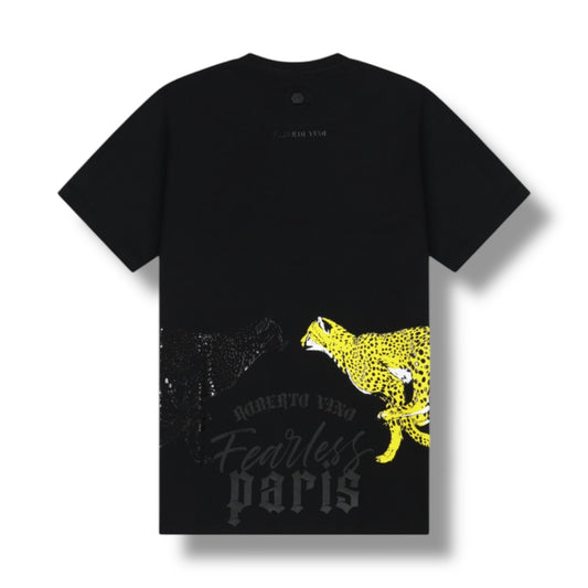 RV Milano Double CheetahTee-BLACK