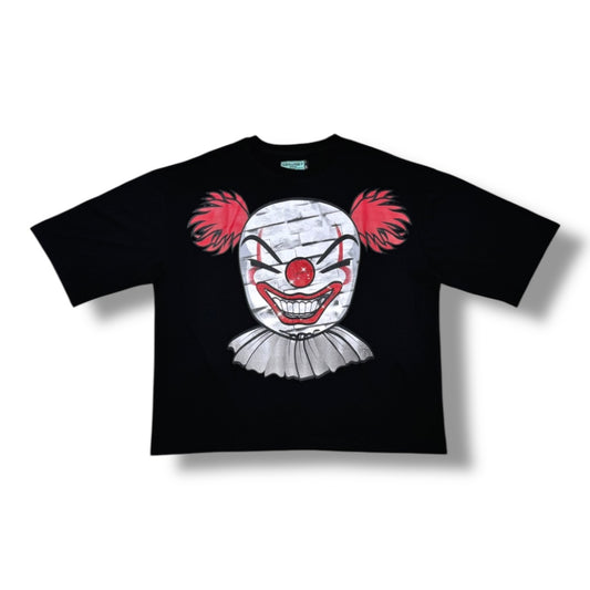 Genuine cropped red clown tshirt