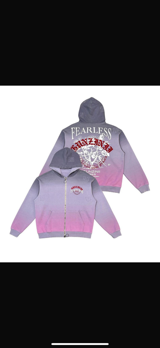 Gunzini Purple Dust Zip up
