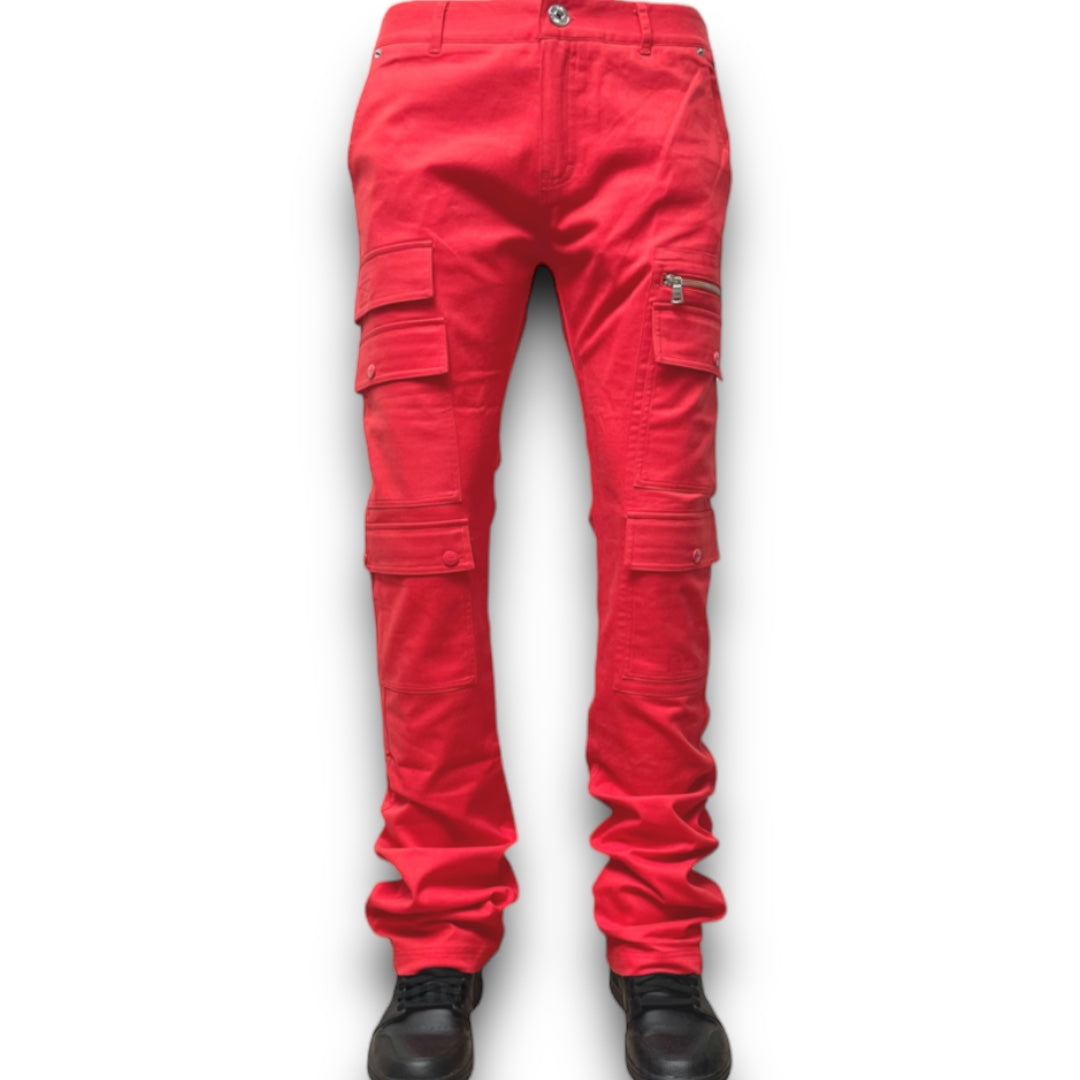 Genuine Stacked Pants Red