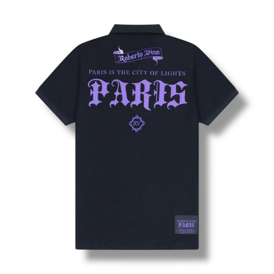 RV Milano Paris Polo Black-Purple