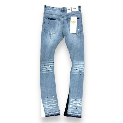 FerrariMassari Stacked Hustler Oreo Jeans