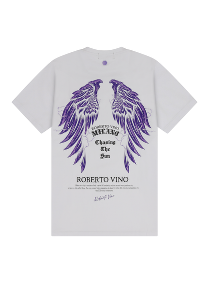 Roberto Vino Milano Chasing The Sun White Tee