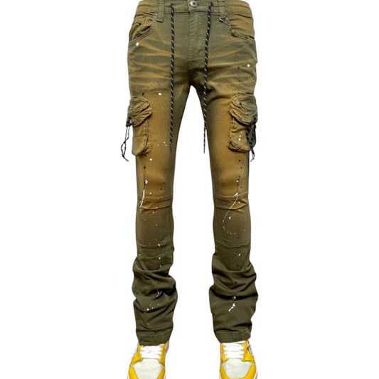 Vicious Stacked Twill Cargo ‘Dirty Olive’