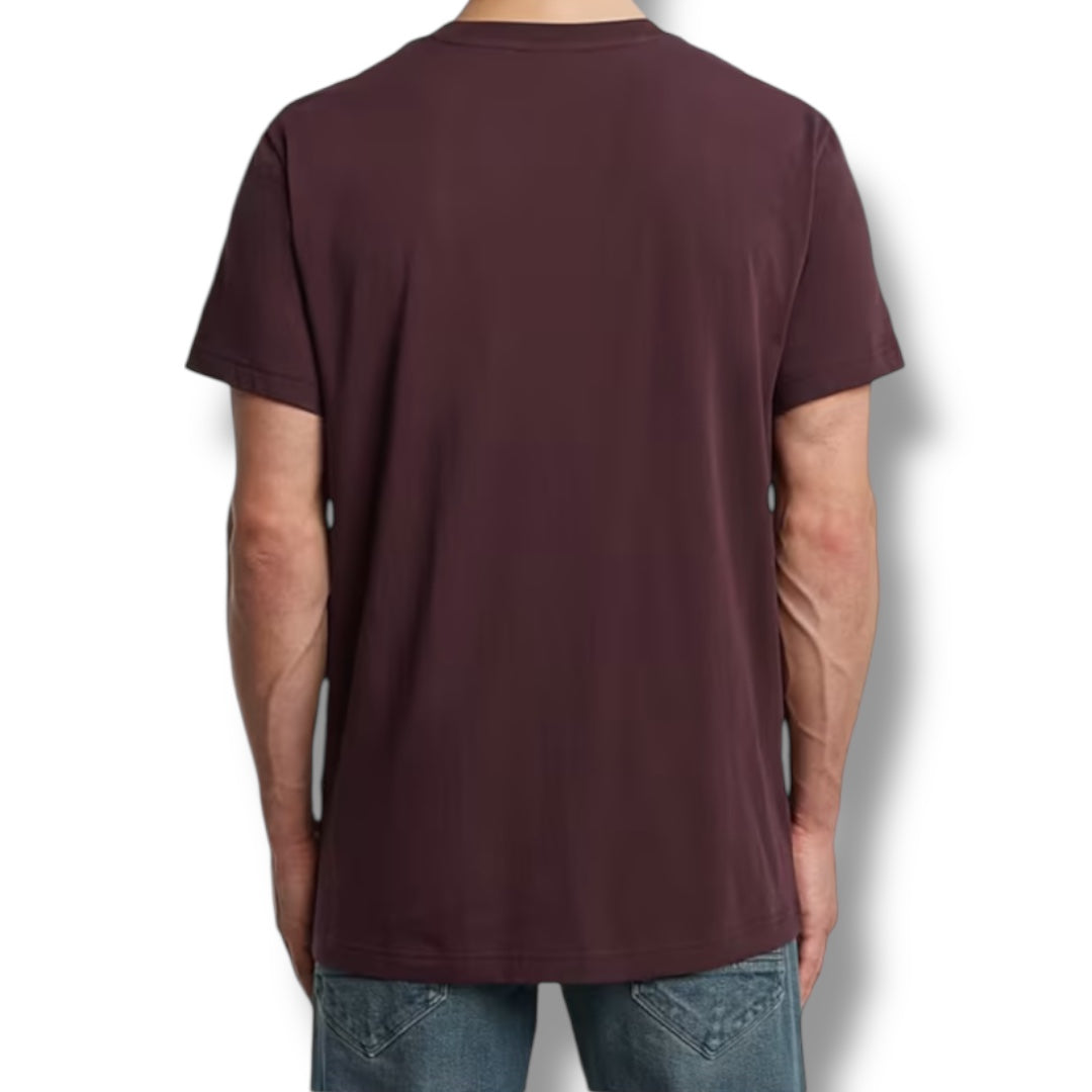 G Star maroon gel print
