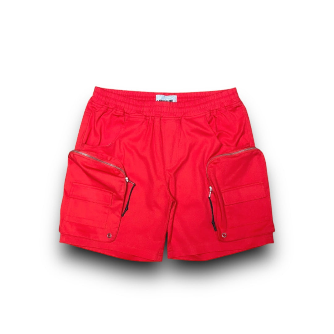 Genuine Twill Shorts Red