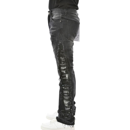 Vicious Stacked Cathedral Rip And Repair Jeans