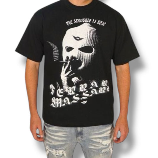 FerrariMassari Ski Mask Black Tee