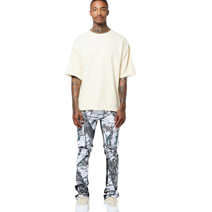 Supply White Camo Stacked Jeans