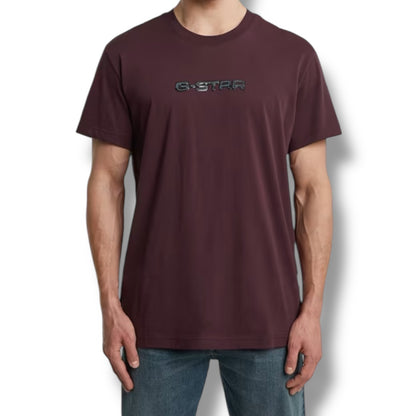G Star maroon gel print