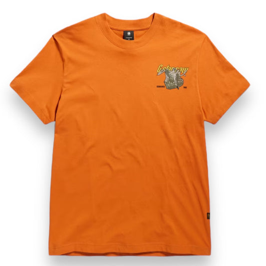 G-STAR Vest Back Graphic T-Shirt Orange