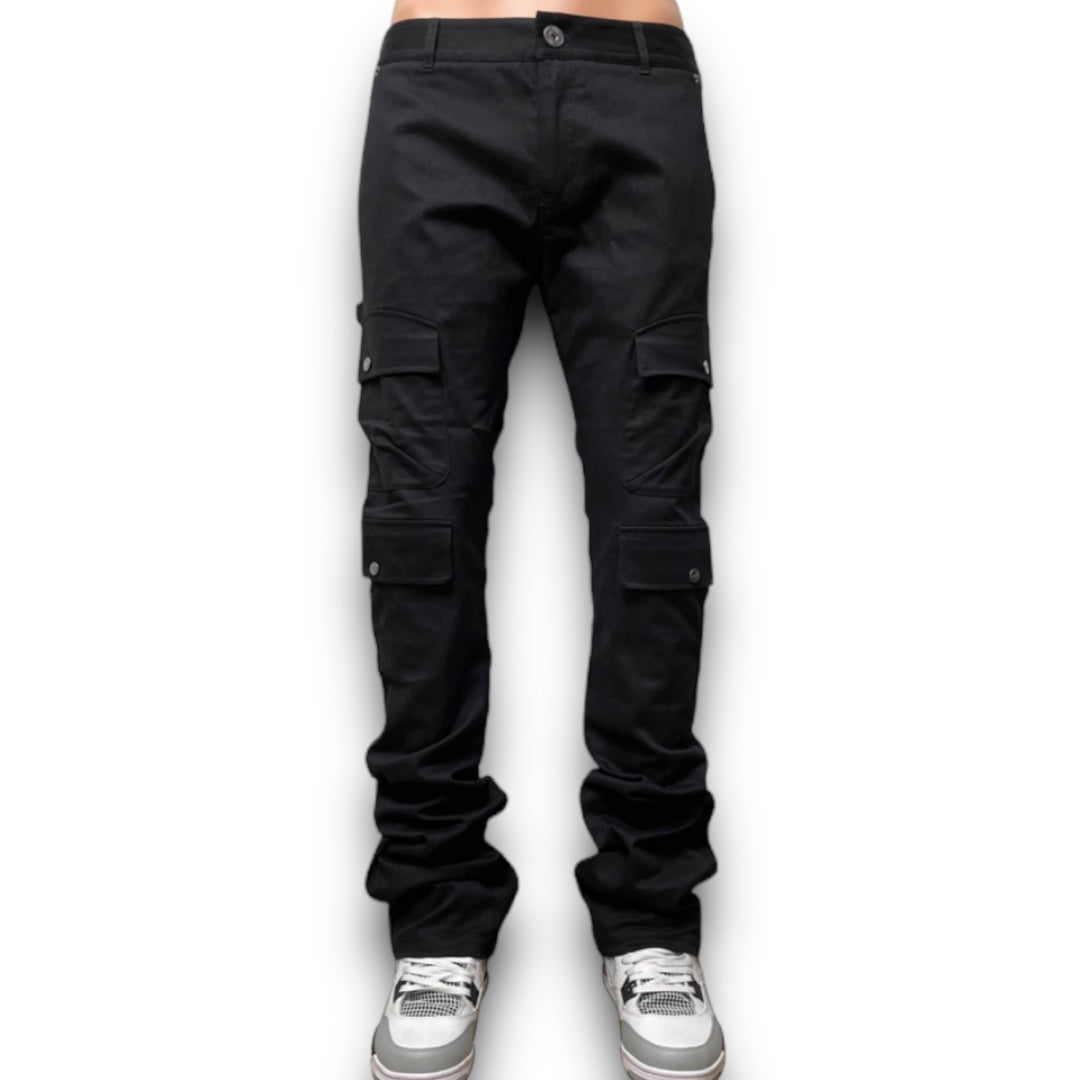 Genuine Stacked Pants Black