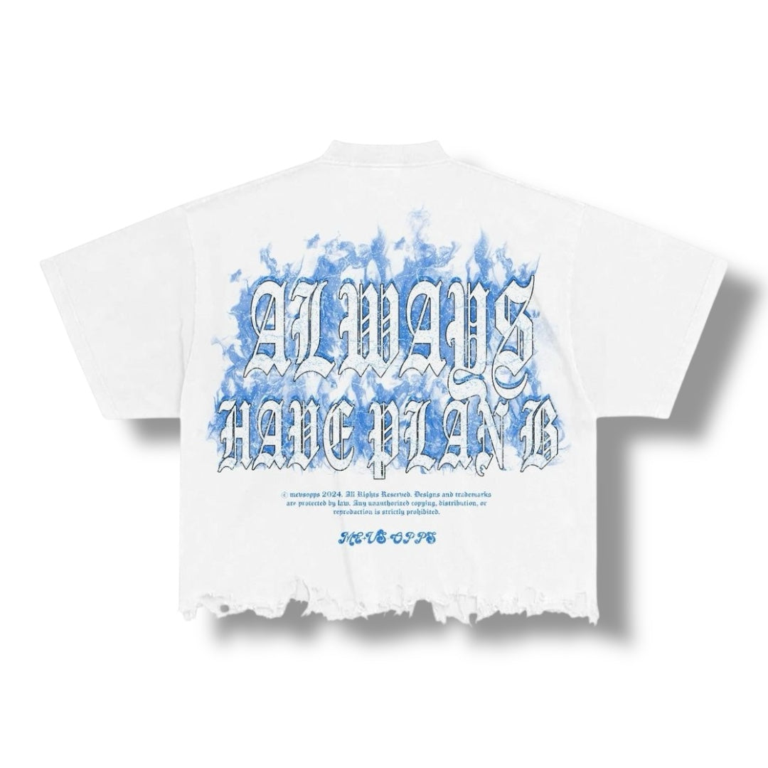 MVO white & baby blue