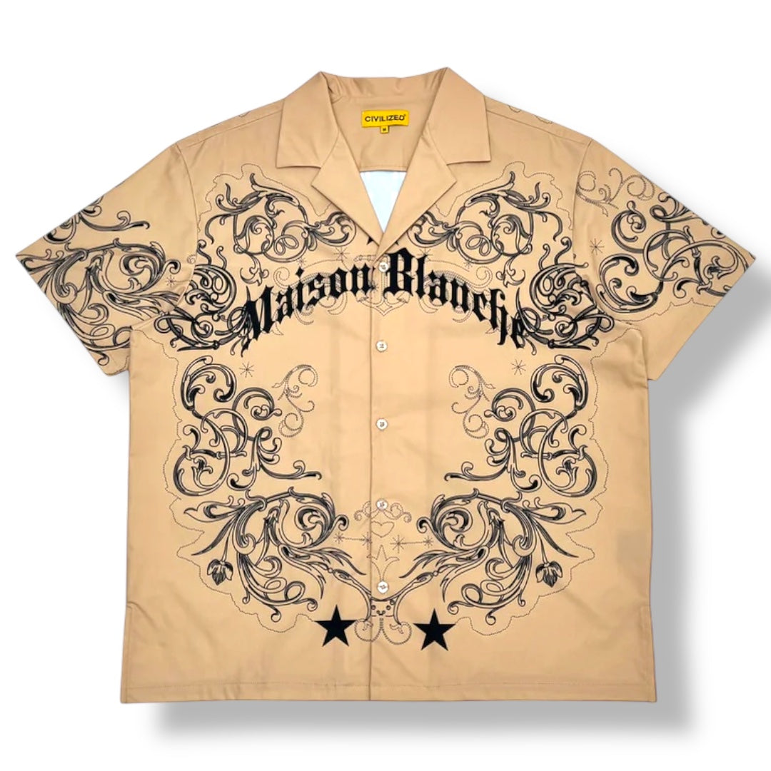 CIVILIZED MAISON BLANCHE SHORT SET (TAN)