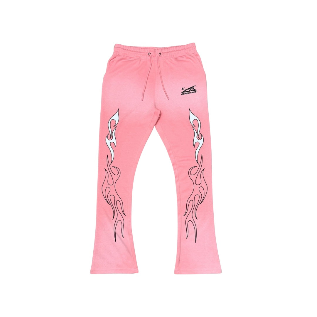 Civilized Stacked Sweatsuit Pink