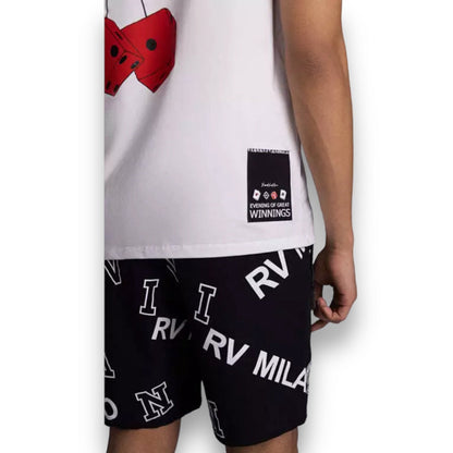 Roberto Vino Milano Red Dice T-Shirt White