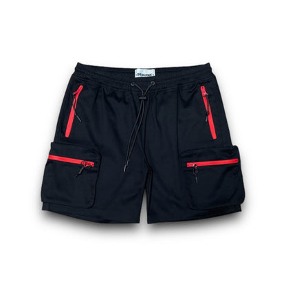 Genuine Twill Shorts Red/Black