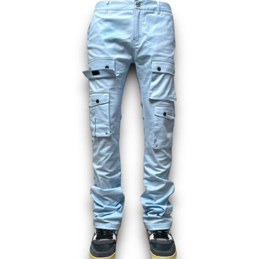 Genuine Stacked Pants Light Blue