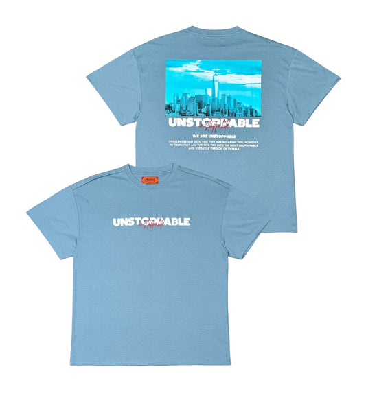 Motive Unstoppable T Shirt Blue