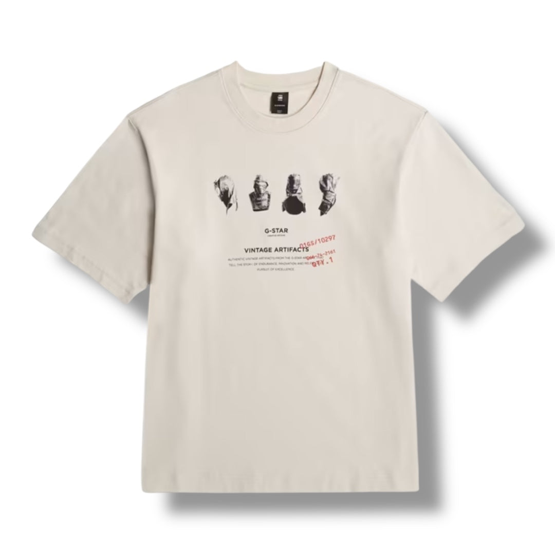G-Star Artifact Boxy T-Shirt Cream