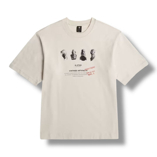 G-Star Artifact Boxy T-Shirt Cream