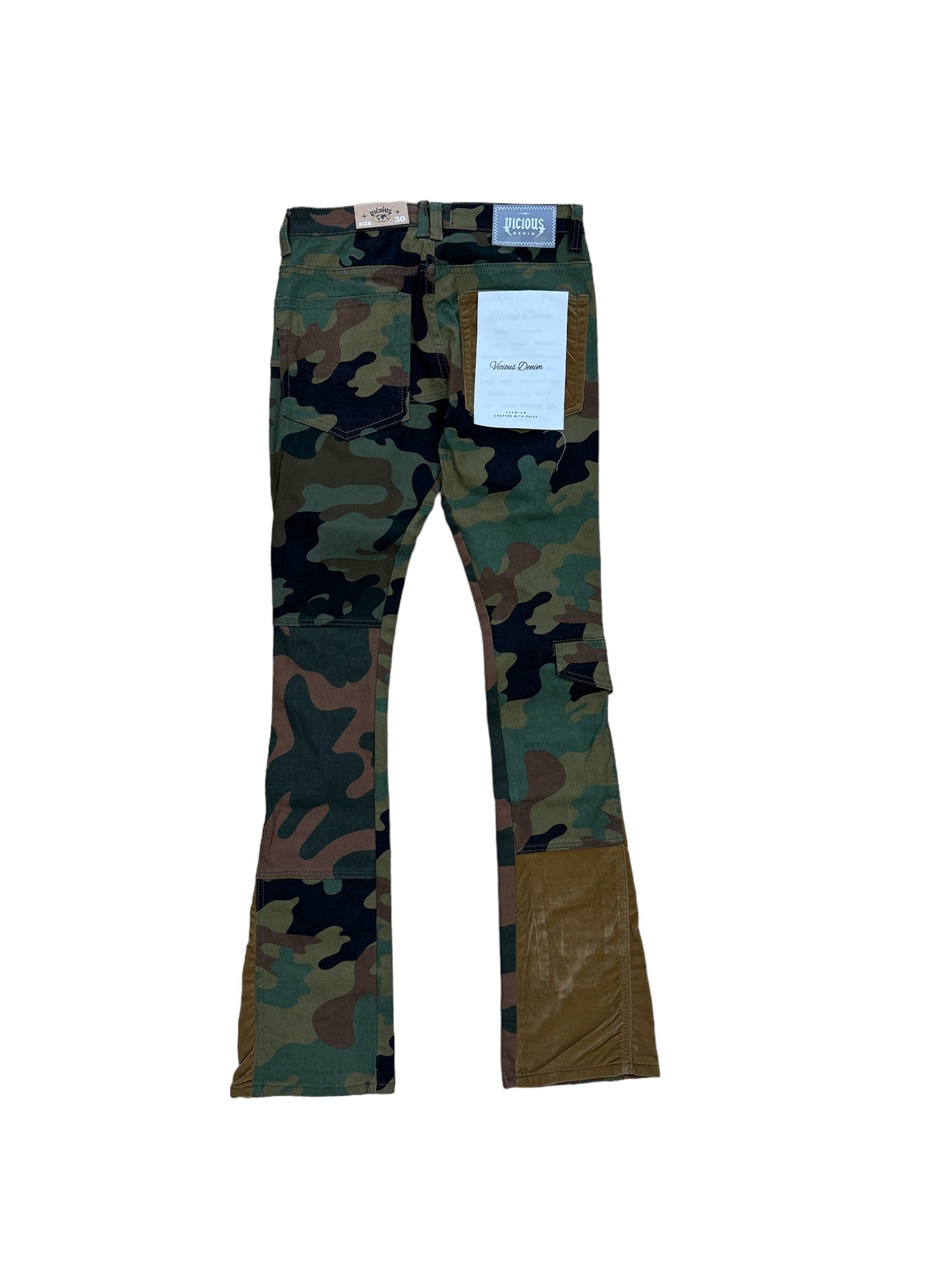 Vicious Denim Camo Pants