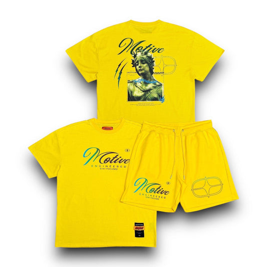 Motive Short Set Yellow